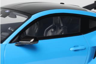 FORD MUSTANG GTD GRABBER BLUE 2024 GT Spirit 1:18 Resinemodell (Türen, Motorhaube... nicht zu öffnen!)