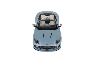 ASTON MARTIN DB12 VOLANTE CARRIBBEAN BLUE PEARL 2 2023 GT Spirit 1:18 Resinemodell (Türen, Motorhaube... nicht zu öffnen!)
