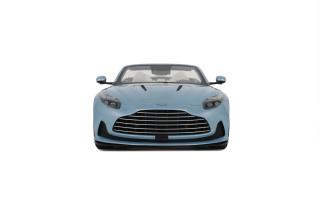 ASTON MARTIN DB12 VOLANTE CARRIBBEAN BLUE PEARL 2 2023 GT Spirit 1:18 Resinemodell (Türen, Motorhaube... nicht zu öffnen!)