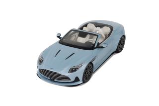 ASTON MARTIN DB12 VOLANTE CARRIBBEAN BLUE PEARL 2 2023 GT Spirit 1:18 Resinemodell (Türen, Motorhaube... nicht zu öffnen!)