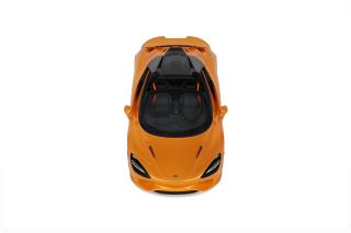 MCLAREN 750S SPIDER ORANGE 2024 GT Spirit 1:18 Resinemodell (Türen, Motorhaube... nicht zu öffnen!)