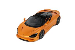 MCLAREN 750S SPIDER ORANGE 2024 GT Spirit 1:18 Resinemodell (Türen, Motorhaube... nicht zu öffnen!)