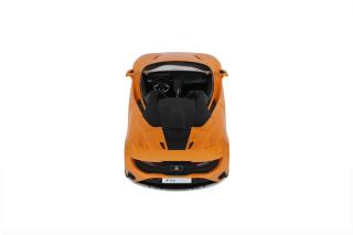 MCLAREN 750S SPIDER ORANGE 2024 GT Spirit 1:18 Resinemodell (Türen, Motorhaube... nicht zu öffnen!)