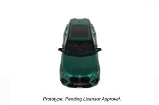 BMW X5 M COMPETITION ISLE OF MAN GREEN 2023 GT Spirit 1:18 Resinemodell (Türen, Motorhaube... nicht zu öffnen!)