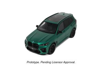 BMW X5 M COMPETITION ISLE OF MAN GREEN 2023 GT Spirit 1:18 Resinemodell (Türen, Motorhaube... nicht zu öffnen!)