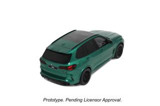 BMW X5 M COMPETITION ISLE OF MAN GREEN 2023 GT Spirit 1:18 Resinemodell (Türen, Motorhaube... nicht zu öffnen!)