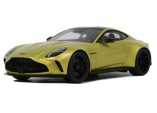 ASTON MARTIN VANTAGE COSMOPOLITAN YELLOW 2024 GT Spirit 1:18 Resinemodell (Türen, Motorhaube... nicht zu öffnen!)