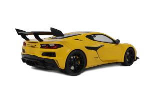 CHEVROLET CORVETTE C8 ZR1 YELLOW 2025 GT Spirit 1:18 Resinemodell (Türen, Motorhaube... nicht zu öffnen!)