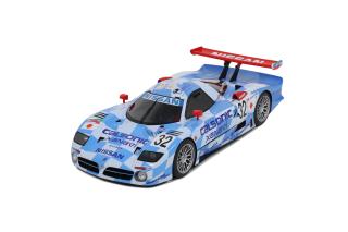 NISSAN R390 GT1 LE MANS 1998 BLUE 1998 GT Spirit 1:18 Resinemodell (Türen, Motorhaube... nicht zu öffnen!)