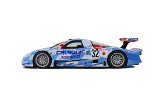 NISSAN R390 GT1 LE MANS 1998 BLUE 1998 GT Spirit 1:18 Resinemodell (Türen, Motorhaube... nicht zu öffnen!)