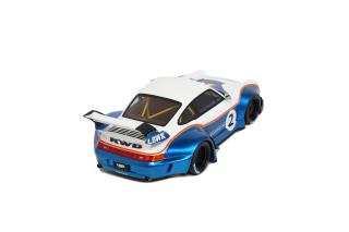 RWB X LIBERTY WALK WHITE 2023 GT Spirit 1:18 Resinemodell (Türen, Motorhaube... nicht zu öffnen!)