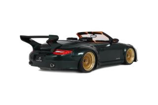 OLD & NEW Porsche TOKYO AUTO SALON GREEN 2024 GT Spirit 1:18 Resinemodell (Türen, Motorhaube... nicht zu öffnen!)