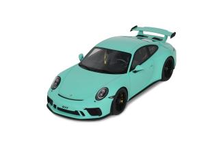 PORSCHE 911 [991.2] GT3 GREEN 2018 GT Spirit 1:18 Resinemodell (Türen, Motorhaube... nicht zu öffnen!)