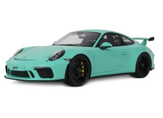 PORSCHE 911 [991.2] GT3 GREEN 2018 GT Spirit 1:18 Resinemodell (Türen, Motorhaube... nicht zu öffnen!)