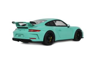 PORSCHE 911 [991.2] GT3 GREEN 2018 GT Spirit 1:18 Resinemodell (Türen, Motorhaube... nicht zu öffnen!)