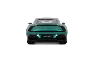 ASTON MARTIN VANQUISH GREEN 2024 GT Spirit 1:18 Resinemodell (Türen, Motorhaube... nicht zu öffnen!)