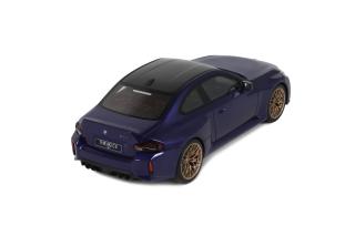 BMW M2 CS BLUE 2025 GT Spirit 1:18 Resinemodell (Türen, Motorhaube... nicht zu öffnen!)