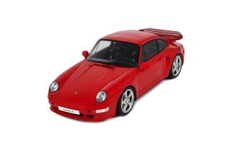 PORSCHE 911 [993] TURBO S RED 1997 GT Spirit 1:12 Resinemodell (Türen, Motorhaube... nicht zu öffnen!)