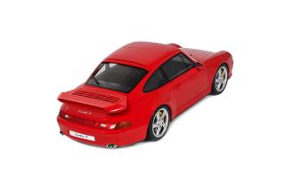 PORSCHE 911 [993] TURBO S RED 1997 GT Spirit 1:12 Resinemodell (Türen, Motorhaube... nicht zu öffnen!)