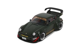 RWB Porsche 911 PENTHOUSE GREEN 2008 GT Spirit 1:18 Resinemodell (Türen, Motorhaube... nicht zu öffnen!)