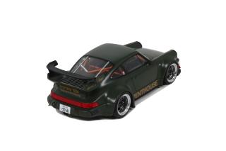 RWB Porsche 911 PENTHOUSE GREEN 2008 GT Spirit 1:18 Resinemodell (Türen, Motorhaube... nicht zu öffnen!)