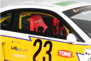 NISSAN S15 SILVA LB SUPER SILHOUETTE WHITE 2021 GT Spirit 1:18 Resinemodell (Türen, Motorhaube... nicht zu öffnen!)