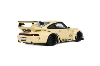 RWB SANDSTORM BEIGE 2023 GT Spirit 1:18 Resinemodell (Türen, Motorhaube... nicht zu öffnen!)