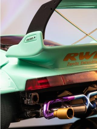 RWB KASHIWA BLUE 2022 Porsche 911 GT Spirit 1:18 Resinemodell (Türen, Motorhaube... nicht zu öffnen!)