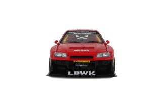 NISSAN SKYLINE R34 GT- R LB SUPER SILHOUETTE RED  2020 GT Spirit 1:18 Resinemodell (Türen, Motorhaube... nicht zu öffnen!)
