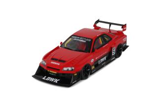 NISSAN SKYLINE R34 GT- R LB SUPER SILHOUETTE RED  2020 GT Spirit 1:18 Resinemodell (Türen, Motorhaube... nicht zu öffnen!)