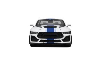 FORD SHELBY MUSTANG SUPERSNAKE WHITE 2025 GT Spirit 1:18 Resinemodell (Türen, Motorhaube... nicht zu öffnen!)