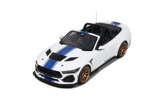 FORD SHELBY MUSTANG SUPERSNAKE WHITE 2025 GT Spirit 1:18 Resinemodell (Türen, Motorhaube... nicht zu öffnen!)