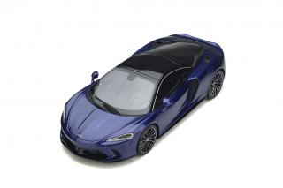 MCLAREN GT BLUE 2019 GT Spirit 1:18 Resinemodell (Türen, Motorhaube... nicht zu öffnen!)
