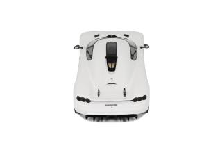 KOENIGSEGG CC850 CRYSTAL WHITE 2024 GT Spirit 1:18 Resinemodell (Türen, Motorhaube... nicht zu öffnen!)