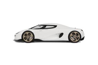 KOENIGSEGG CC850 CRYSTAL WHITE 2024 GT Spirit 1:18 Resinemodell (Türen, Motorhaube... nicht zu öffnen!)