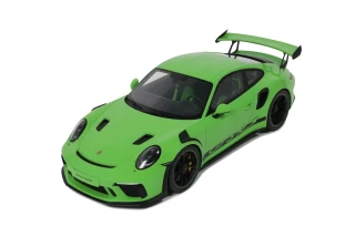 PORSCHE 911 [991.2] GT3 RS GREEN 2019 GT Spirit 1:12 Resinemodell (Türen, Motorhaube... nicht zu öffnen!)