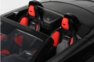 ASTON MARTIN V12 VANTAGE ROADSTER ONYX BLACK 2023 GT Spirit 1:18 Resinemodell (Türen, Motorhaube... nicht zu öffnen!)