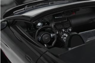 ASTON MARTIN V12 VANTAGE ROADSTER ONYX BLACK 2023 GT Spirit 1:18 Resinemodell (Türen, Motorhaube... nicht zu öffnen!)