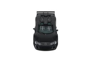 MERCEDES-BENZ CLK- GTR ROADSTER GREY 1999 GT Spirit 1:18 Resinemodell (Türen, Motorhaube... nicht zu öffnen!)