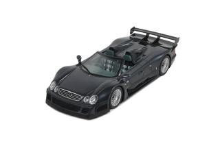 MERCEDES-BENZ CLK- GTR ROADSTER GREY 1999 GT Spirit 1:18 Resinemodell (Türen, Motorhaube... nicht zu öffnen!)