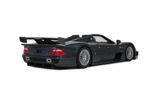 MERCEDES-BENZ CLK- GTR ROADSTER GREY 1999 GT Spirit 1:18 Resinemodell (Türen, Motorhaube... nicht zu öffnen!)
