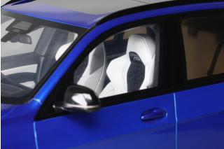 BMW X5 M COMPETITION BLUE 2023 GT Spirit 1:18 Resinemodell (Türen, Motorhaube... nicht zu öffnen!)