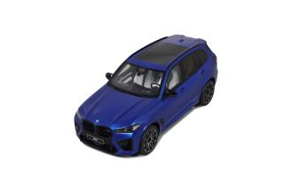 BMW X5 M COMPETITION BLUE 2023 GT Spirit 1:18 Resinemodell (Türen, Motorhaube... nicht zu öffnen!)