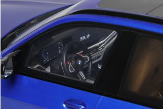 BMW X5 M COMPETITION BLUE 2023 GT Spirit 1:18 Resinemodell (Türen, Motorhaube... nicht zu öffnen!)