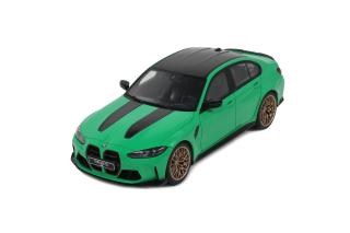 BMW M3 CS SIGNAL GREEN 2023 GT Spirit 1:18 Resinemodell (Türen, Motorhaube... nicht zu öffnen!)