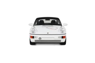 PORSCHE 911 [964] CARRERA CUP USA EDITION WHITE 1992 GT Spirit 1:18 Resinemodell (Türen, Motorhaube... nicht zu öffnen!)