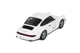 PORSCHE 911 [964] CARRERA CUP USA EDITION WHITE 1992 GT Spirit 1:18 Resinemodell (Türen, Motorhaube... nicht zu öffnen!)
