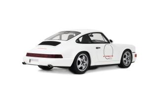 PORSCHE 911 [964] CARRERA CUP USA EDITION WHITE 1992 GT Spirit 1:18 Resinemodell (Türen, Motorhaube... nicht zu öffnen!)