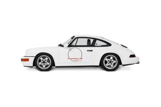 PORSCHE 911 [964] CARRERA CUP USA EDITION WHITE 1992 GT Spirit 1:18 Resinemodell (Türen, Motorhaube... nicht zu öffnen!)