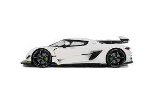 KOENIGSEGG JESKO WHITE 2019 GT Spirit 1:8 Resinemodell (Türen, Motorhaube... nicht zu öffnen!)